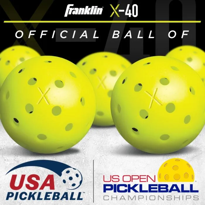 2-Player Set Dagger Fiberglass Pickleball Paddles and Balls 52755