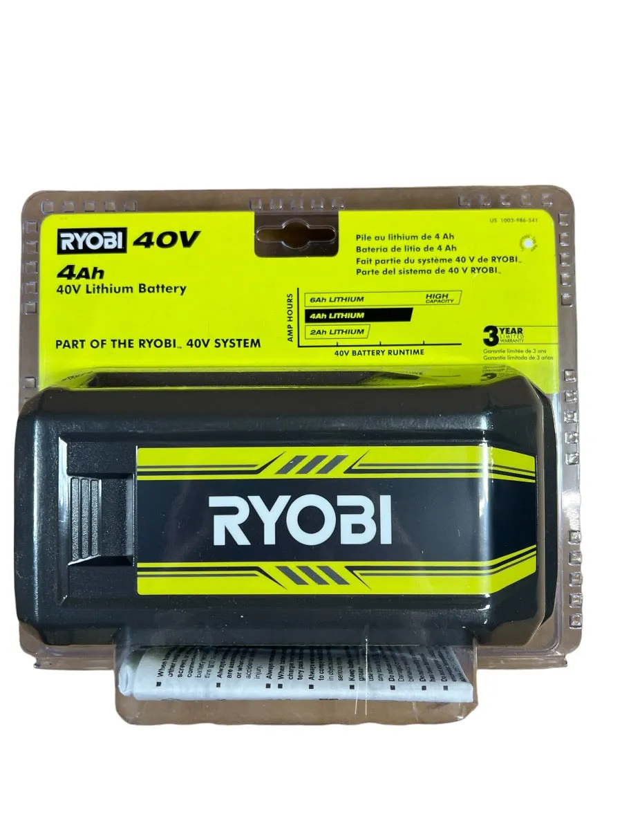 40-Volt Lithium-Ion 4 Ah High Capacity Battery