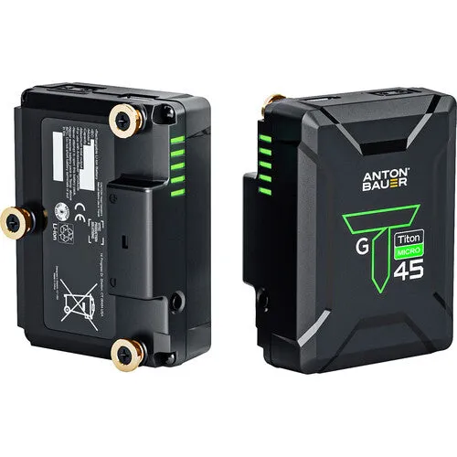 Anton Bauer Batt Titon Micro 45 Gold Mount Lithium-ion battery 14.4V 47Wh