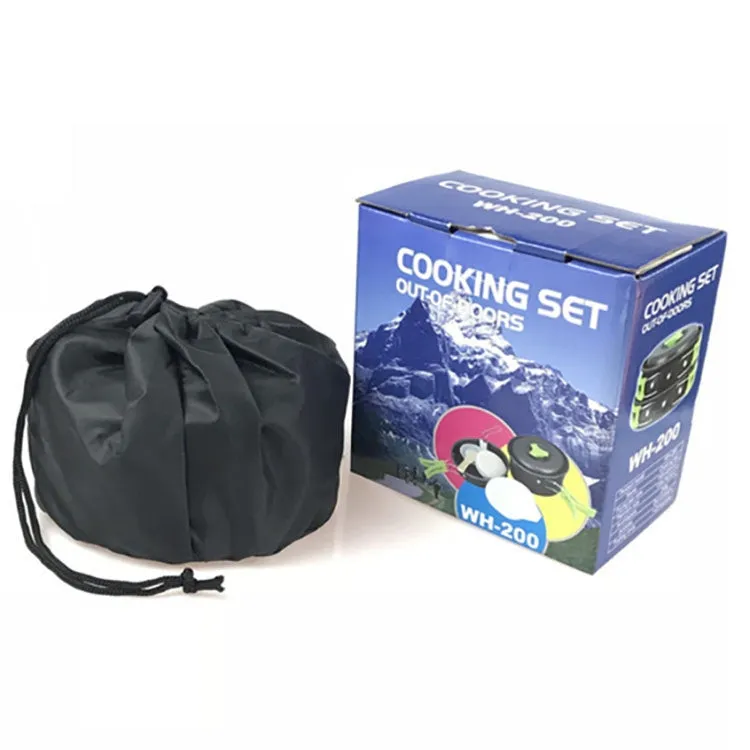 Camping cookware Outdoor cookware set(Orange)