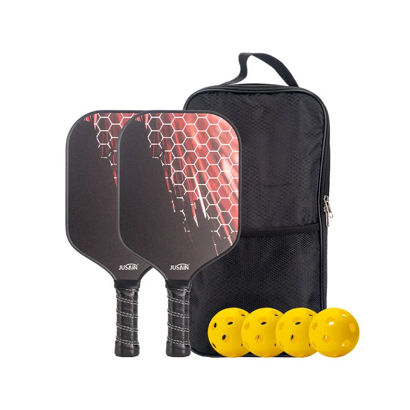 Fiberglass Pickleball Paddles Set Lightweight Portable Defensive Paddles Fiberglass Set
