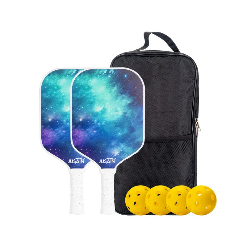 Fiberglass Pickleball Paddles Set Lightweight Portable Defensive Paddles Fiberglass Set