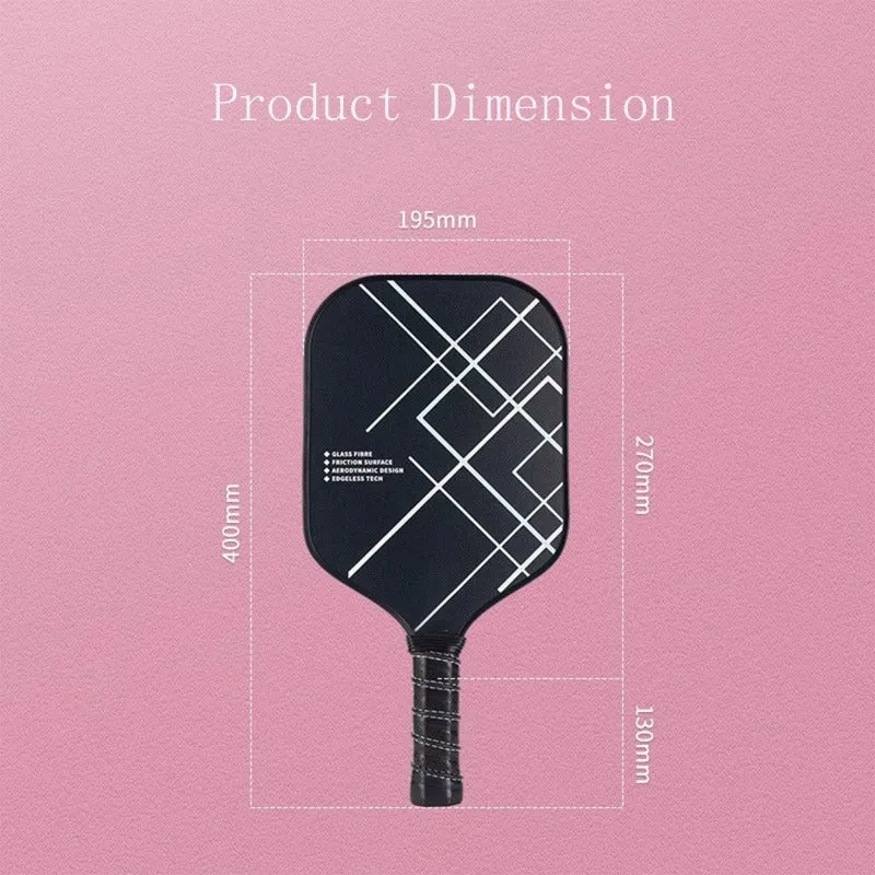 Fiberglass Pickleball Paddles Set Lightweight Portable Defensive Paddles Fiberglass Set