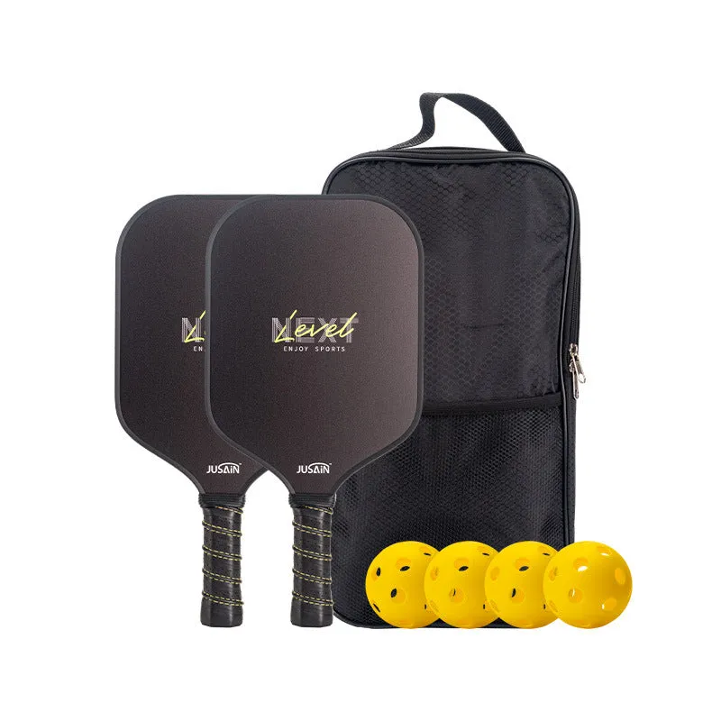Fiberglass Pickleball Paddles Set Lightweight Portable Defensive Paddles Fiberglass Set