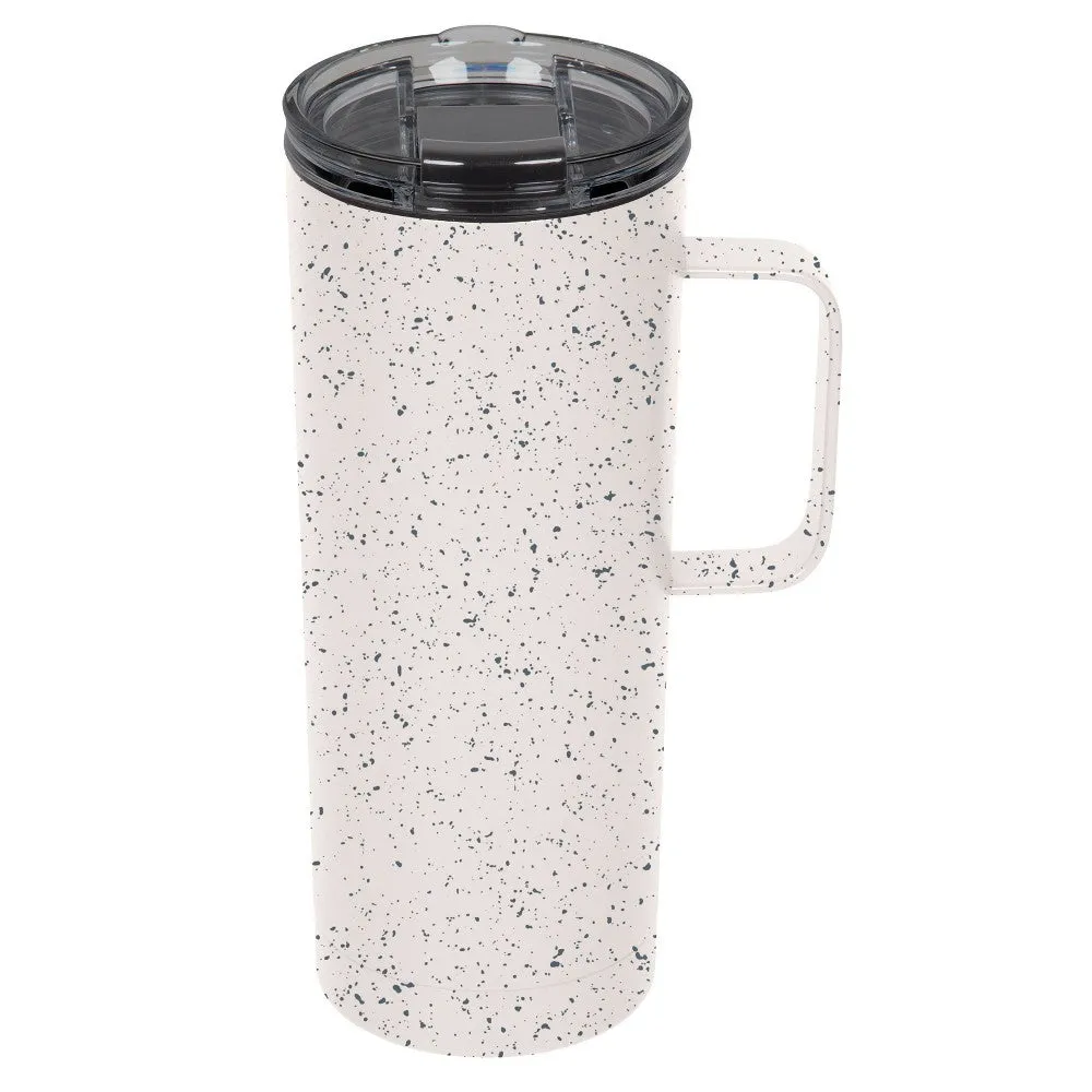 FIFTY/FIFTY 20oz Speckle Tall Mug White/Slate Gray