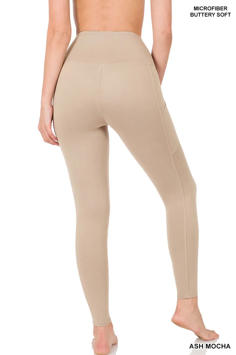 Full Length Sand Beige Leggings