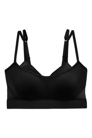 GRAVITY SPORTS BRA IN BLACK