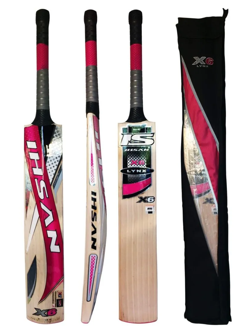 Ihsan Cricket Bat Lynx X6 English Willow Custom Made Bat