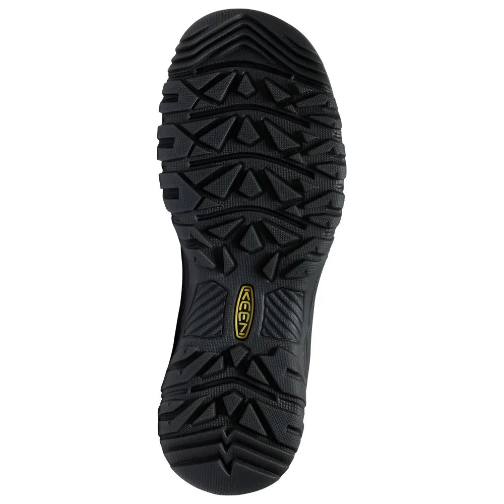 KEEN 1028988 Targhee IV Mid Waterproof Hiking Boots for Men - Bison/Black - 10M