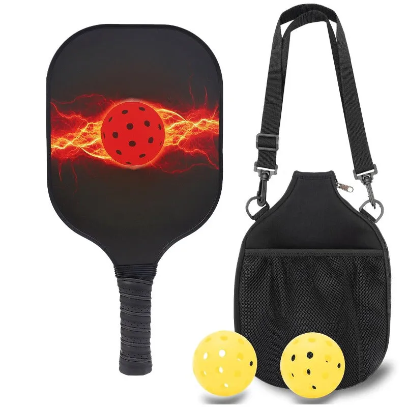 Lightweight Fiberglass Pickleball Paddles Set of 1 Pickleball Racket with 2 Pickleballs
