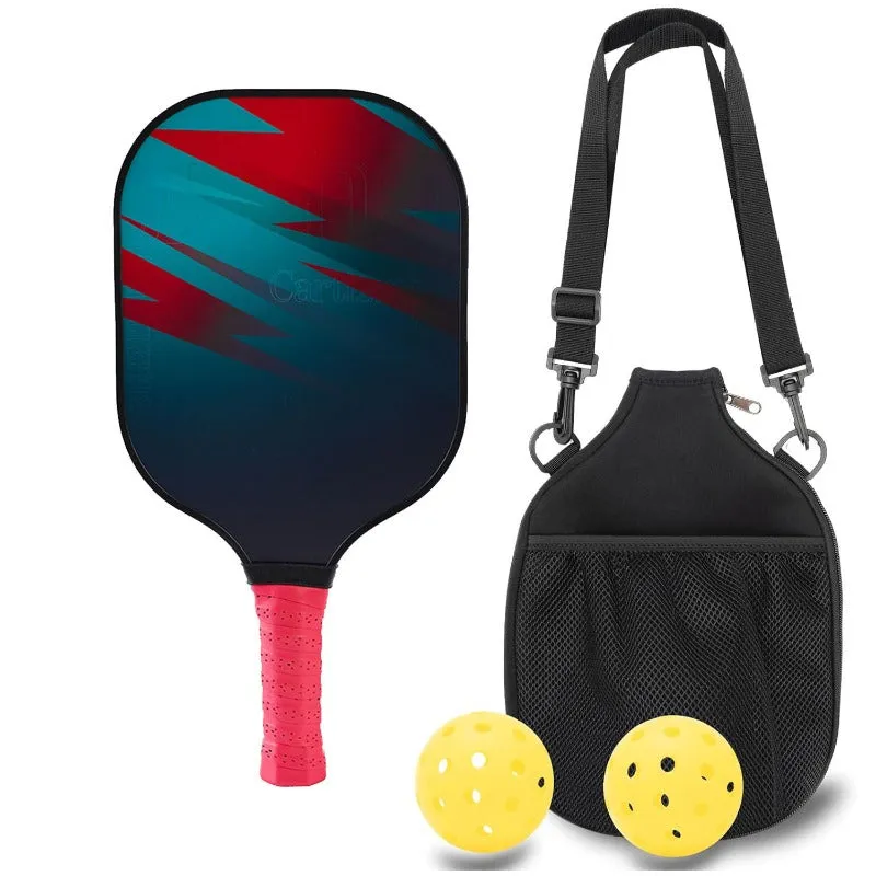 Lightweight Fiberglass Pickleball Paddles Set of 1 Pickleball Racket with 2 Pickleballs