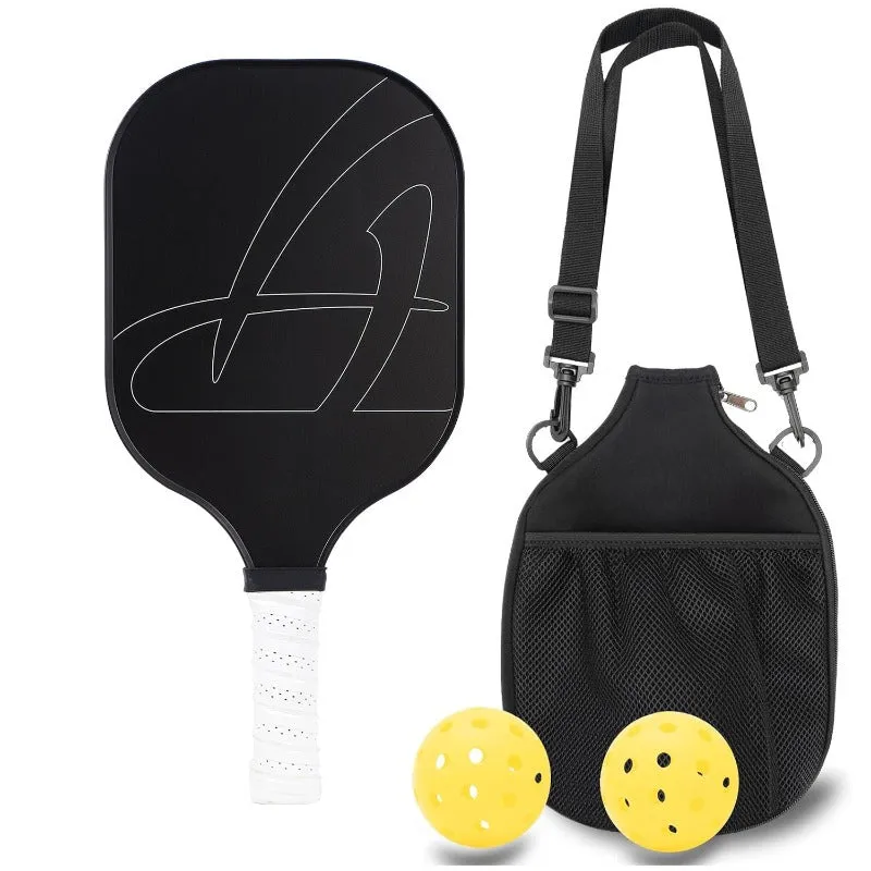 Lightweight Fiberglass Pickleball Paddles Set of 1 Pickleball Racket with 2 Pickleballs