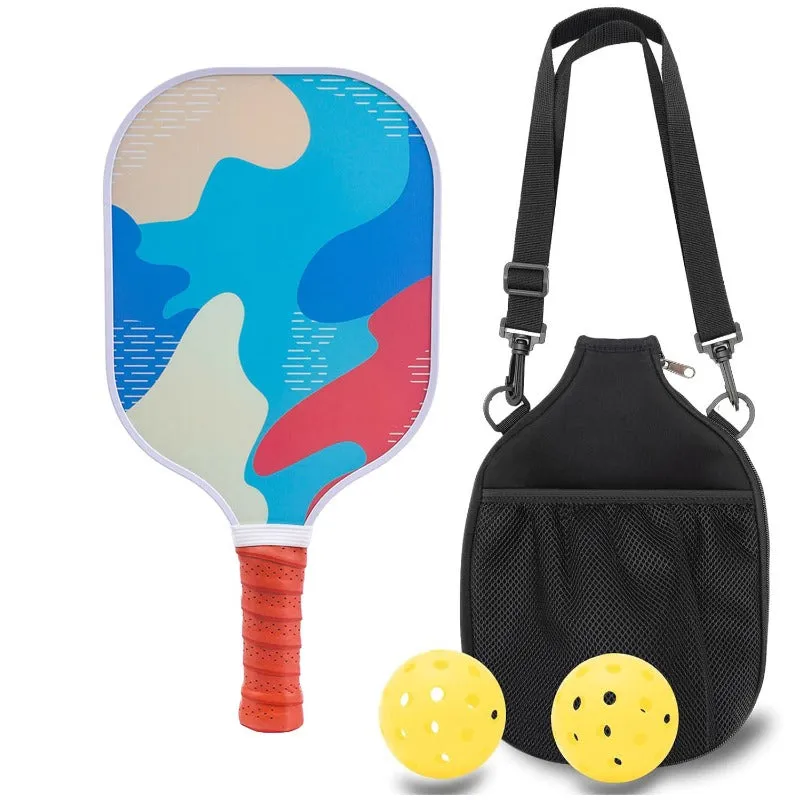Lightweight Fiberglass Pickleball Paddles Set of 1 Pickleball Racket with 2 Pickleballs
