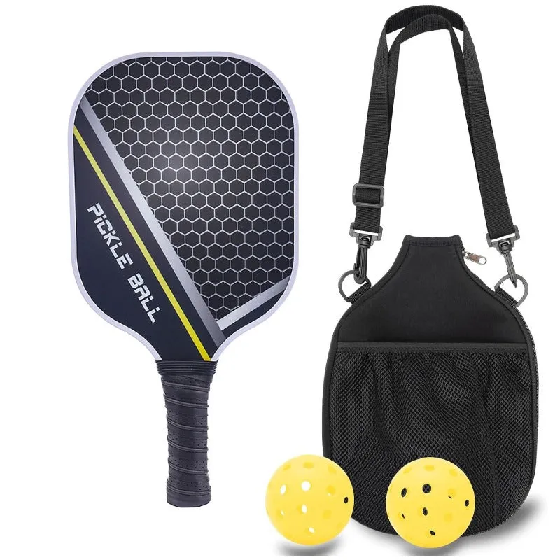 Lightweight Fiberglass Pickleball Paddles Set of 1 Pickleball Racket with 2 Pickleballs