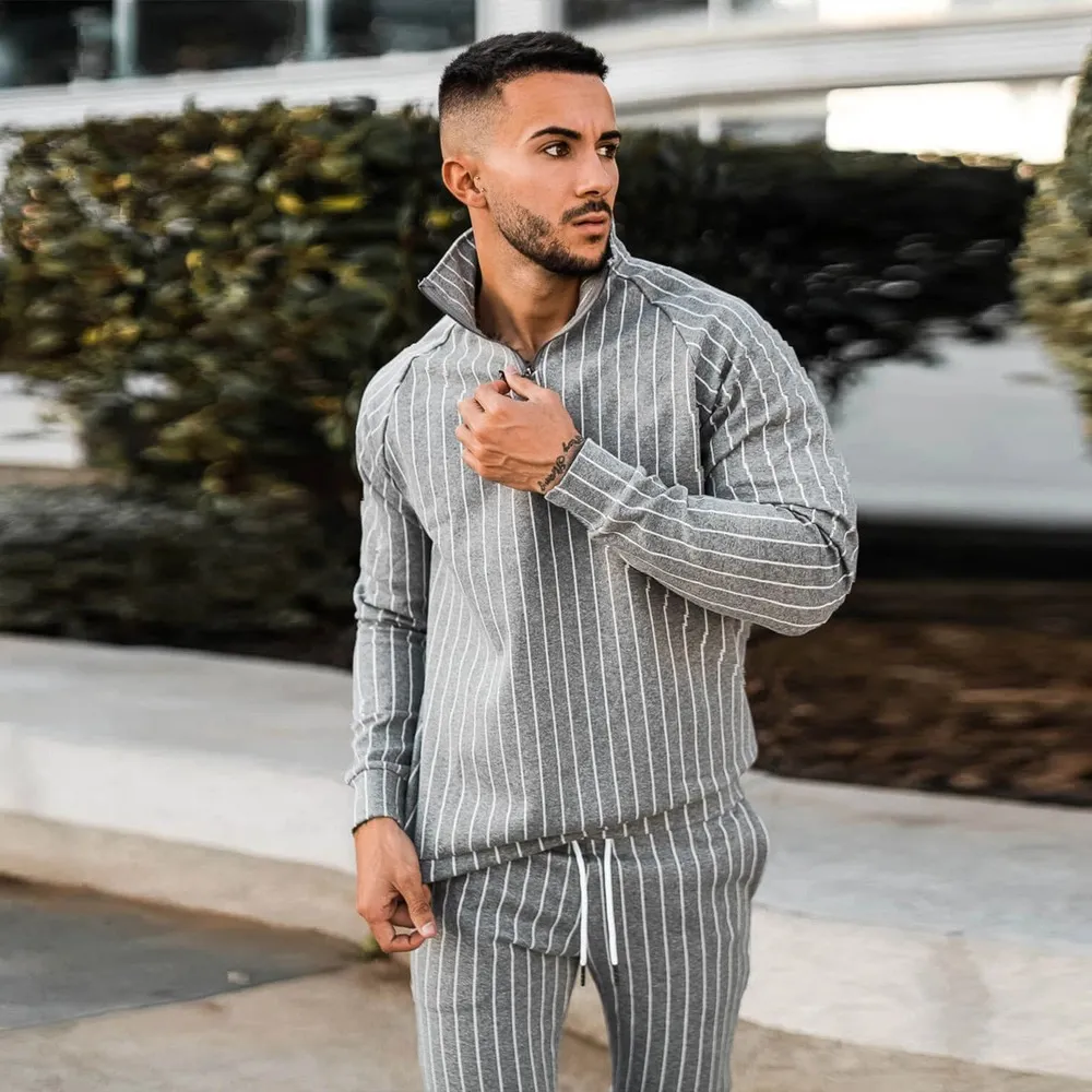 Moisture Wicking Hoodie Four Seasons Men's Fashion Casual Sports Long Sleeve Sweater Slim Fit