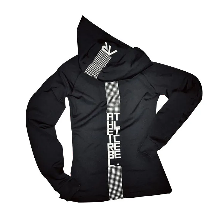 Moisture Wicking Hoodie Spring and Autumn Hooded T-shirt Male Brother Fitness Leisure Sports