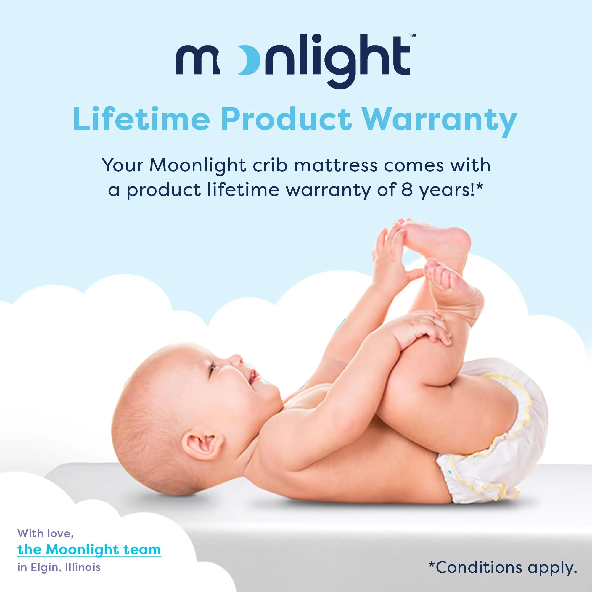 Moonlight Luxury Dreamer Mini Crib Mattress