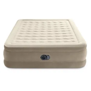 New - Intex Ultra Plush 20" Queen Air Mattress with 120V Internal Pump