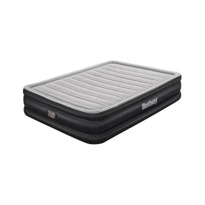 Open Box - Bestway Deluxe Double High 17" Air Mattress with Built in Pump - Queen