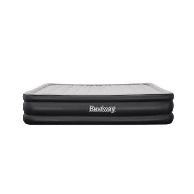 Open Box - Bestway Deluxe Double High 17" Air Mattress with Built in Pump - Queen