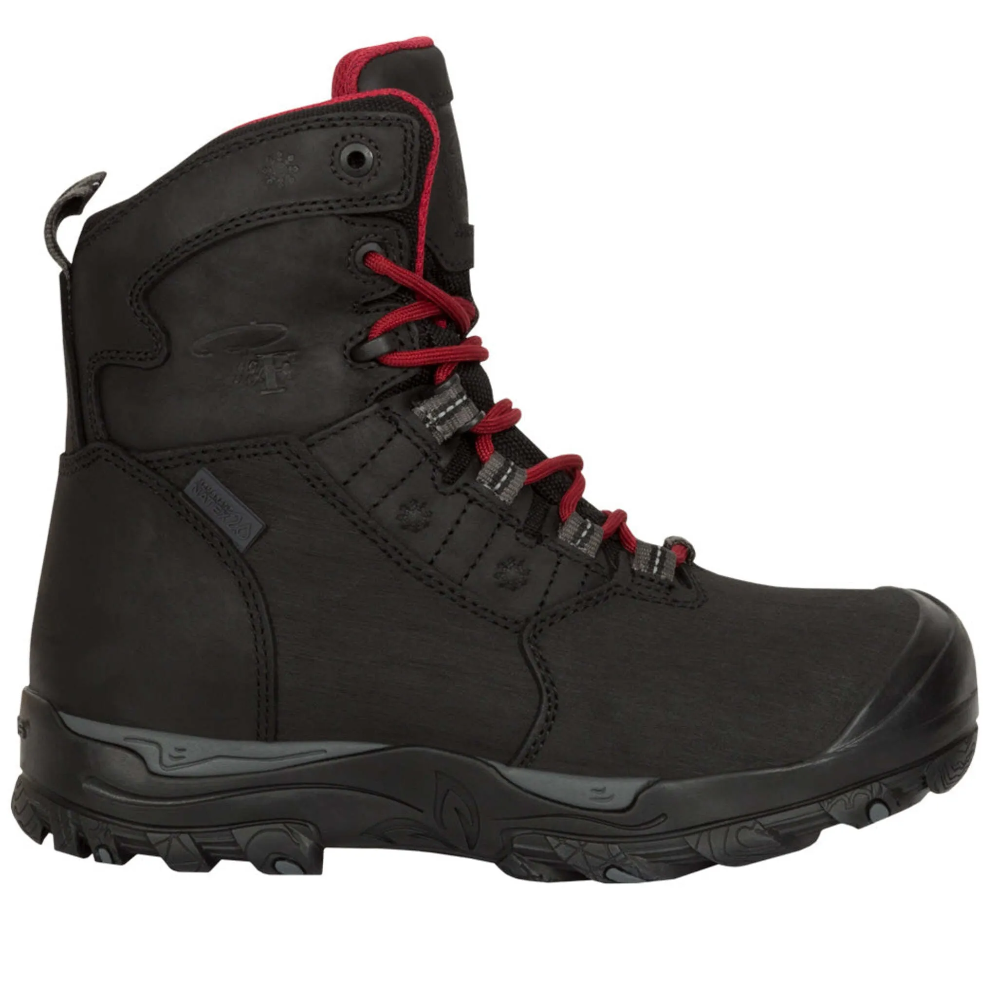 P&F Women's Safety Work Boots PF624 CSA 8" Full Grain Leather, Insulated, Waterproof, Composite Toe, Anti-Slip Outsole, Kevlar Midsole | Sizes 5-11