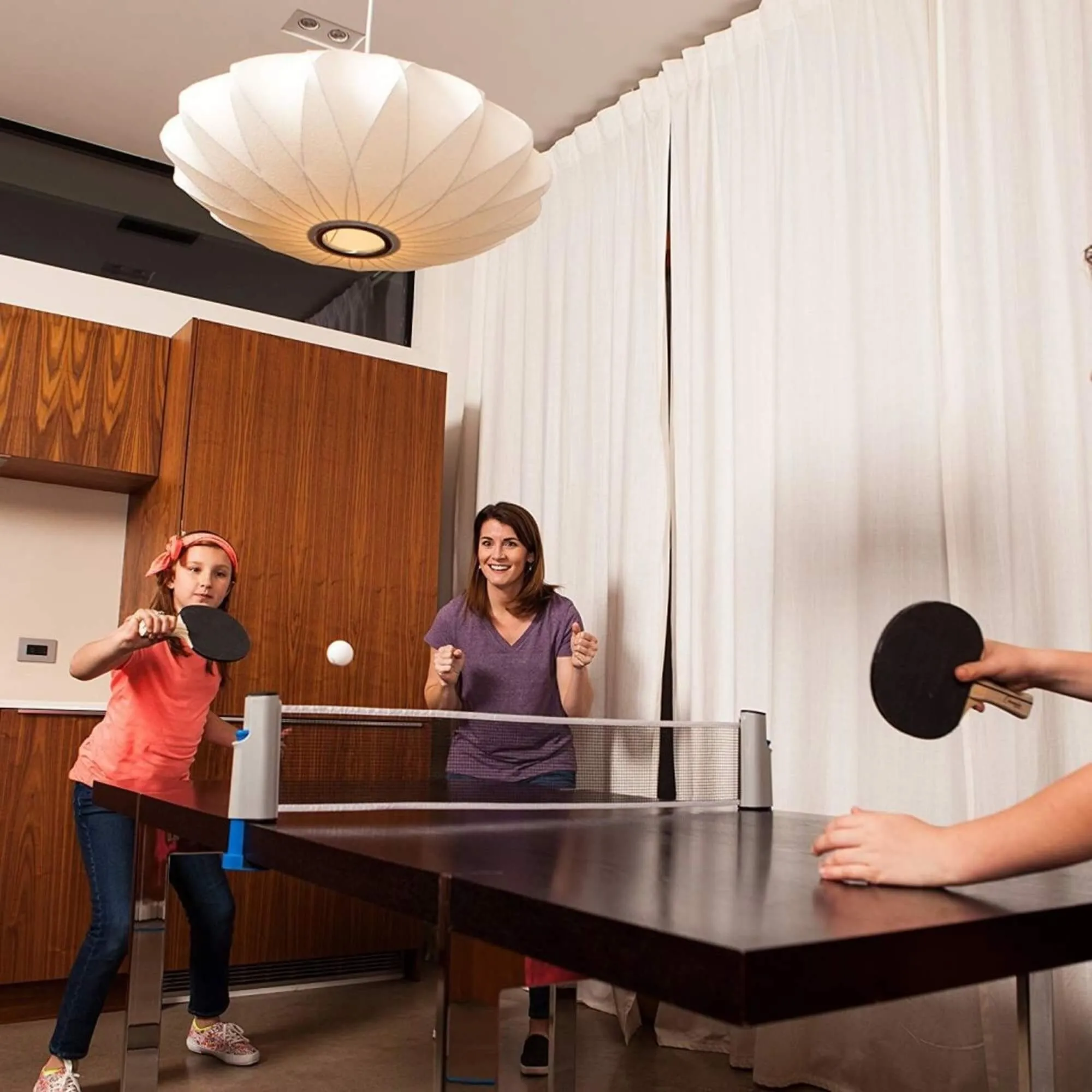 PingPongly Retractable Table Tennis Set