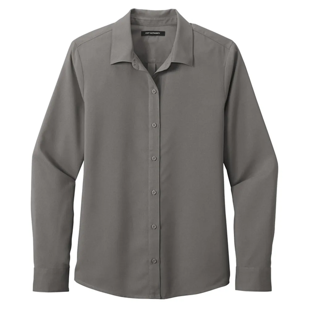 Port Authority Ladies Long Sleeve Performance Staff Shirt