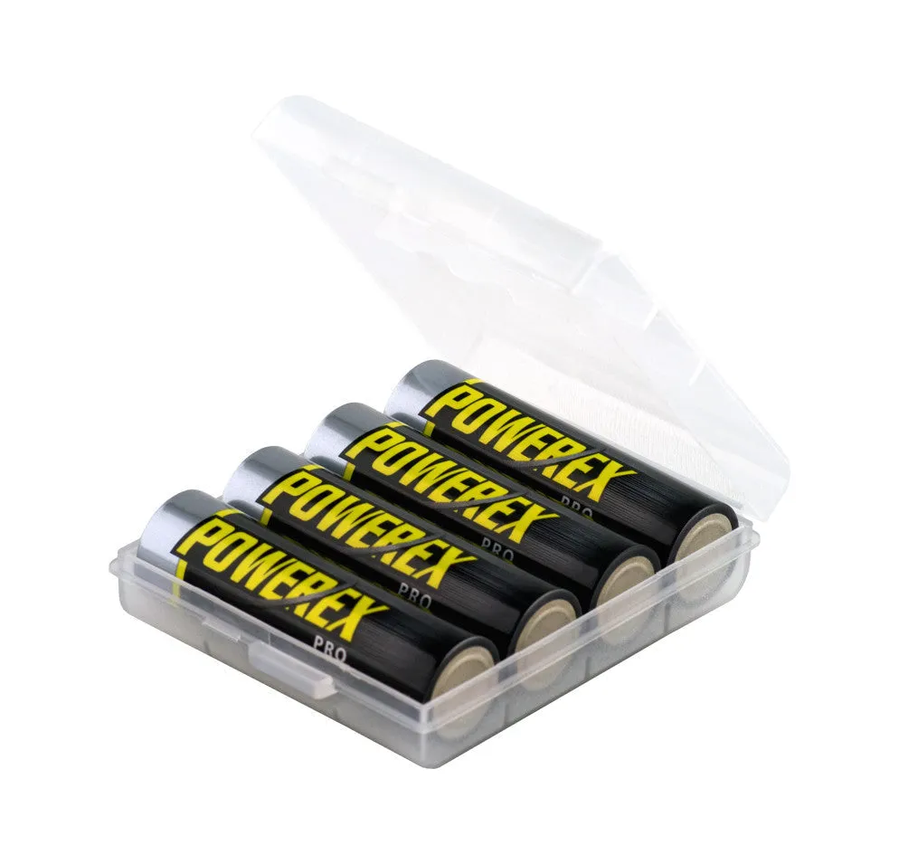 PowerEx PRO AA Batteries (4-Pack) - 2700mAh, Low Self-Discharge