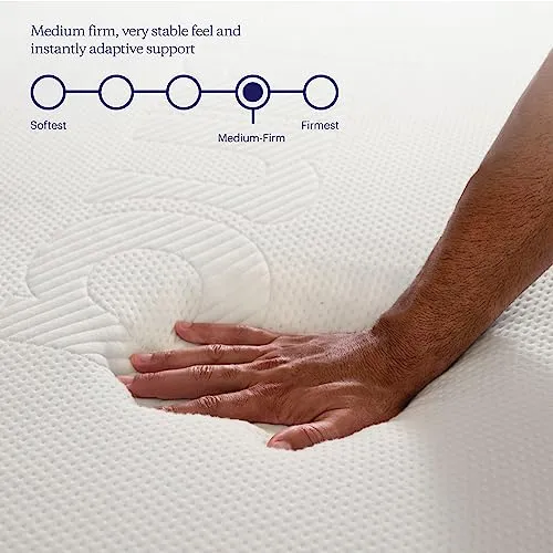 Purple Plus Queen Mattress, GelFlex Grid, Better Than Memory Foam, Premium Comfort Foam Layer, Temperature Neutral, Responsiveness, Breathability, Made in USA