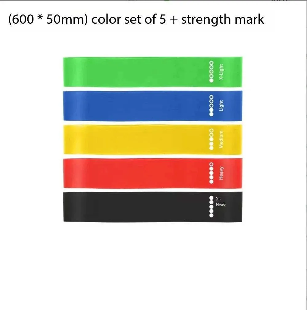 Resistance Loop Exercise Band Exercise Bands for Home Fitness Stretching Strength Training Physical Therapy Elastic Workout Band