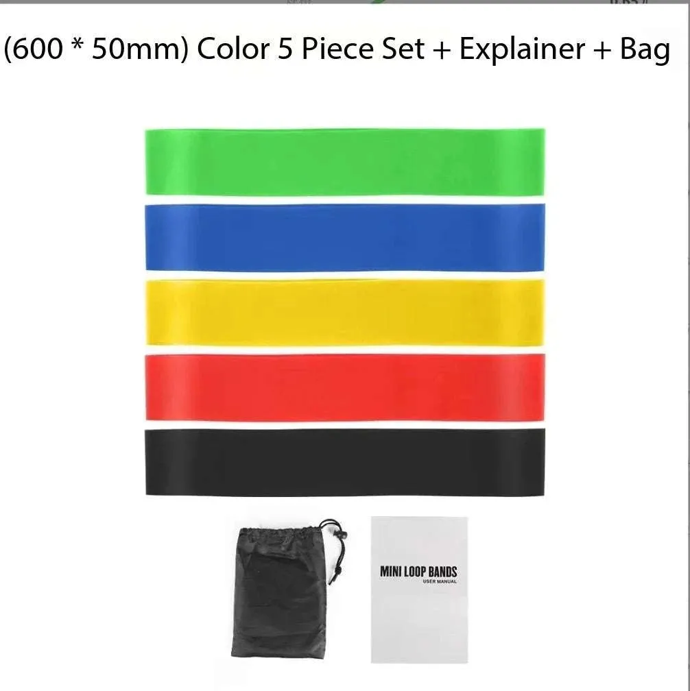Resistance Loop Exercise Band Exercise Bands for Home Fitness Stretching Strength Training Physical Therapy Elastic Workout Band