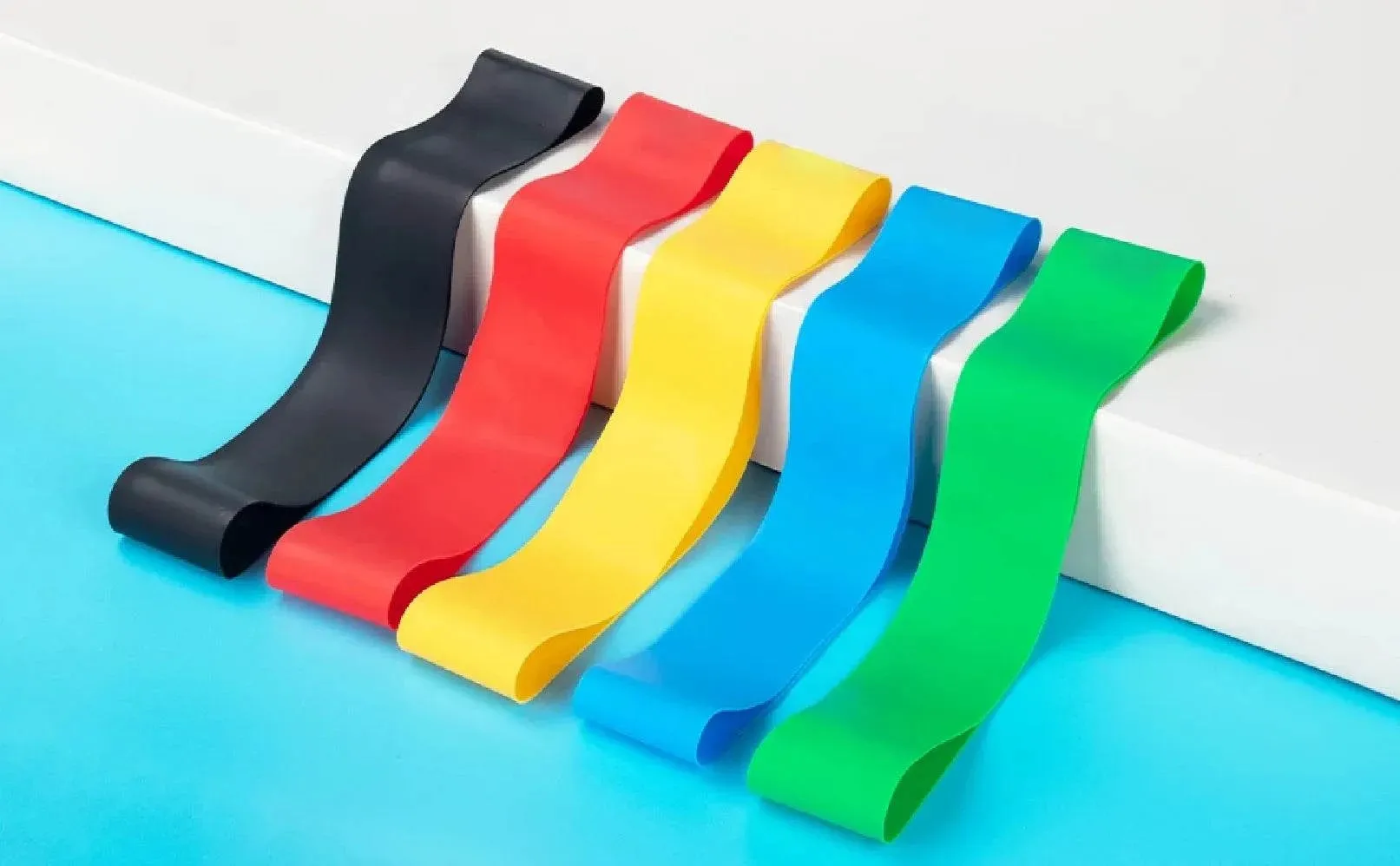 Resistance Loop Exercise Band Exercise Bands for Home Fitness Stretching Strength Training Physical Therapy Elastic Workout Band