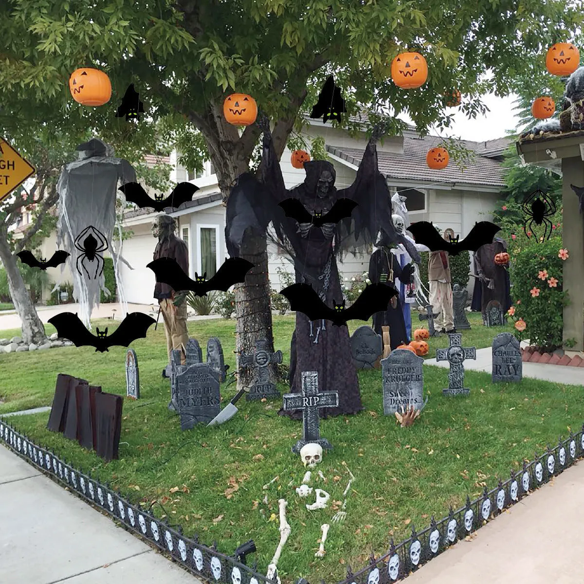 Special Gift-15 Pcs Hanging Bats for Decorative
