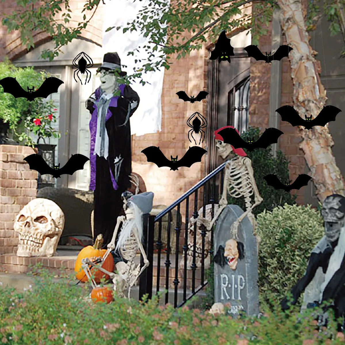 Special Gift-15 Pcs Hanging Bats for Decorative
