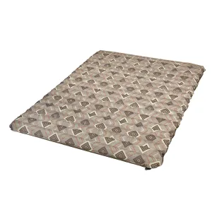 Wenzel 4" Double Never Flat Fabric Air Bed Geo Print